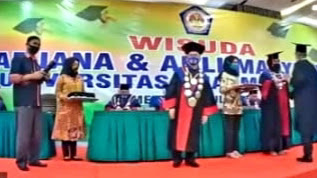 Terapkan Protokol Kesehatan, 548 Lulusan Undhar Diwisuda Daring 