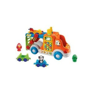 Pre-kindergarten toys - VTech Infant Learning Pull and Learn Car Carrier
