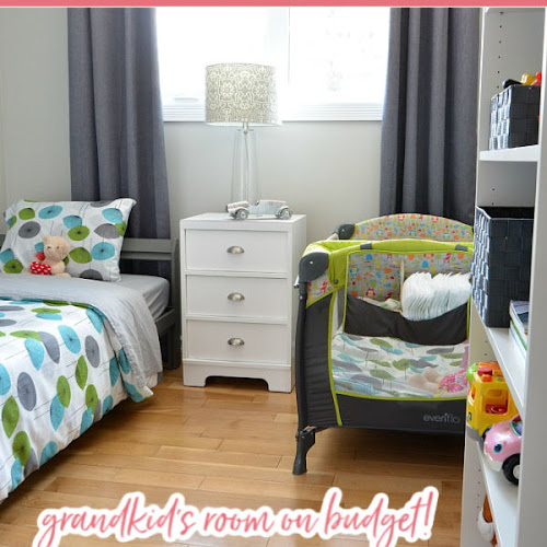 Shared Grandkids Guest Room Makeover On A Budget