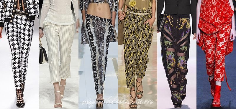 Spring Summer 2014 Women's Pants Fashion Trends