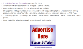 3for1 Advertising Opportunity