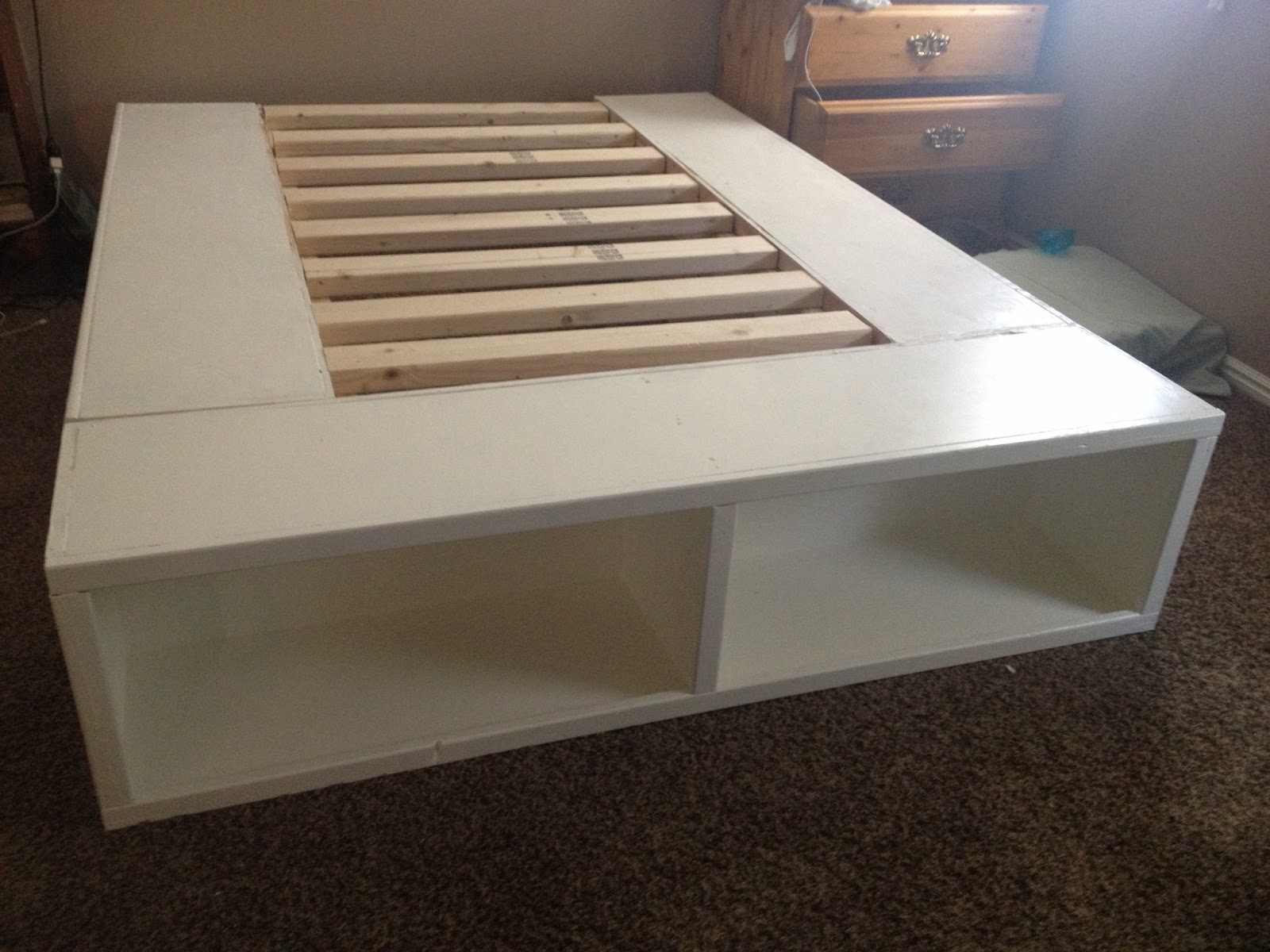 DIY Storage Bed