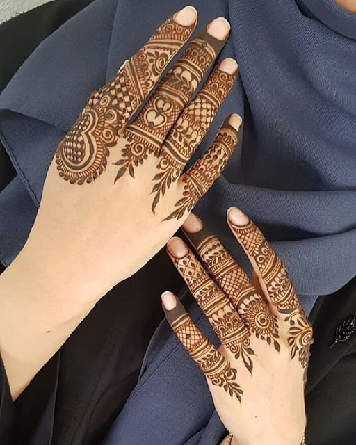 New Fingers Mehndi Design Easy and Beautiful Stylish Pics - WallpaperDPs