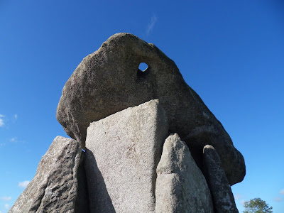 Trevethy Quoit capstone hole