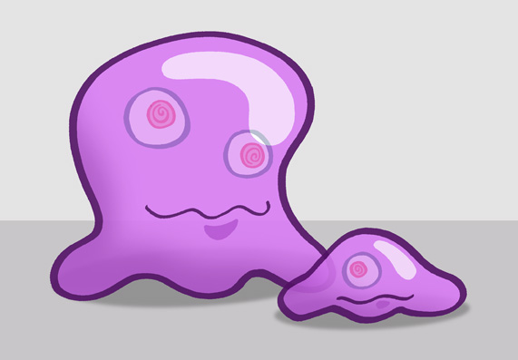 The amorphous blob also known as the deadly pudding is a gelatinous mass 