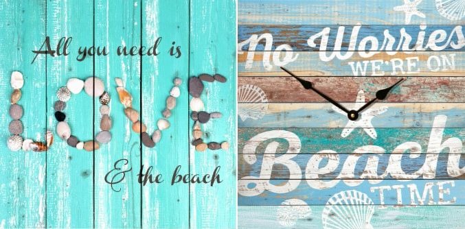 Rustic Beach Decor Wall Art