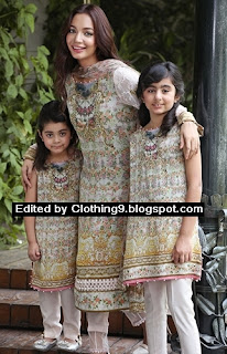 Luxury Eid Silk Dress Collection 2015