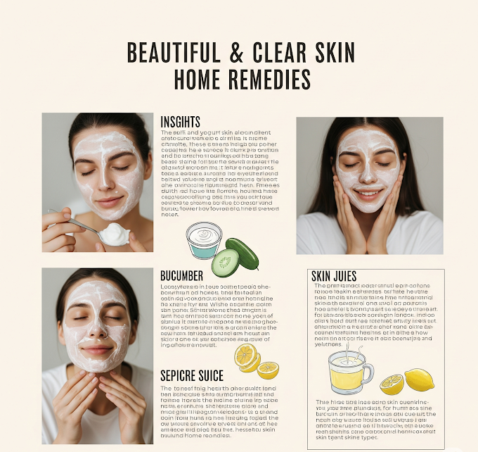 How to Get Beautiful and Clear Skin and Its Home Remedies Easy Routine   
