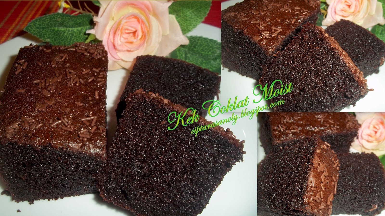 CiptaRasa Noly: KEK COKLAT MOIST BAKAR