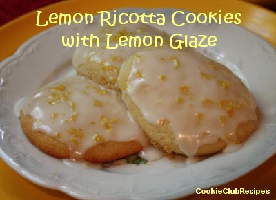 Ricotta Cookies with Lemon Glaze Recipe by CookieClubRecipes