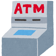 ATM・キャッシュディスペンサーのイラスト