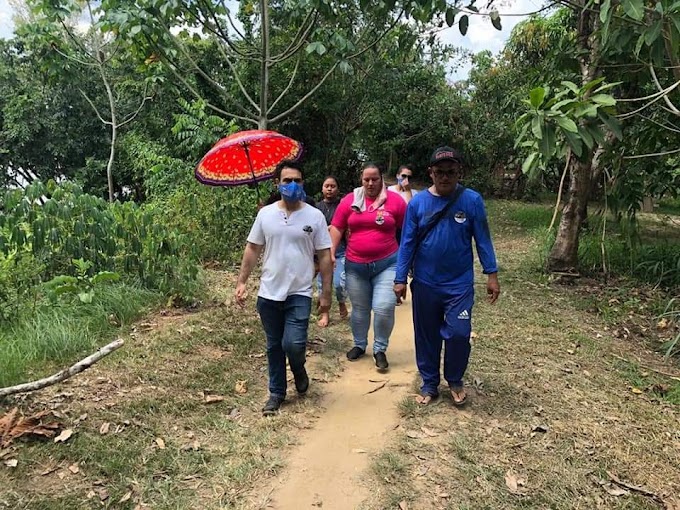 Vinícius Miguel discute soluções de melhoria com moradores do distrito de Calama