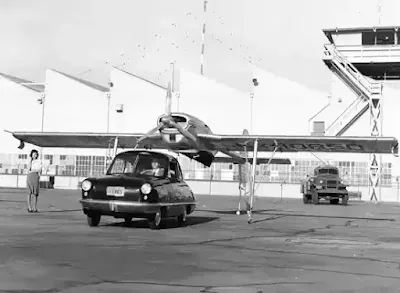 Convair Model 118 ConvairCar wing removal