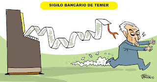 Resultado de imagem para sigilo bancario de temer charges