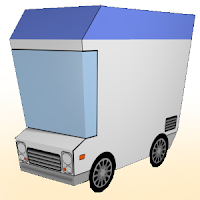 Download a Foodtruck Paper toy template.