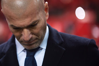Zidane during gaame against Sevilla