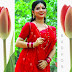 Actress Badhon Looking Hot With Red Sari