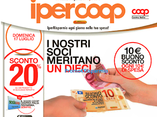 Logo Spendi 10 e riprendi un buono sconto da 10 euro