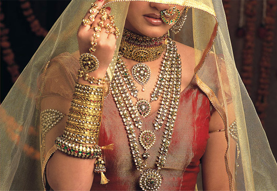 indian bridal jewelry gold