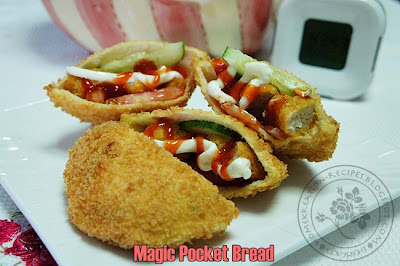 HomeKreation - Kitchen Corner: Magic Pocket Bread (Roti Poket)