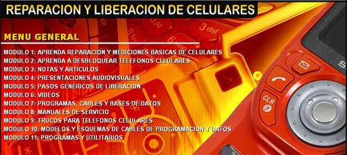 Curso, Reparación y Liberación de celulares [Español]