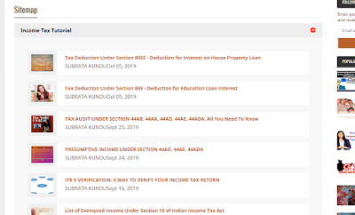 HTML SITEMAP FOR blogger blog or blogspot - the example