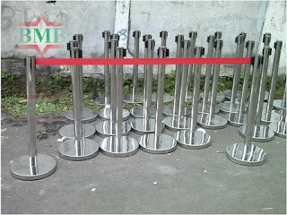 jual tiang pembatas antrian stainless