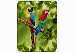  Grosir Selimut Kendra Soft Panel Blanket Parrot