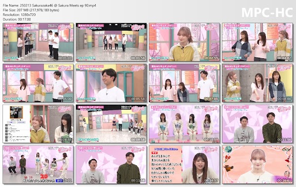 250213 Sakurazaka46 @ Sakura Meets ep 90
