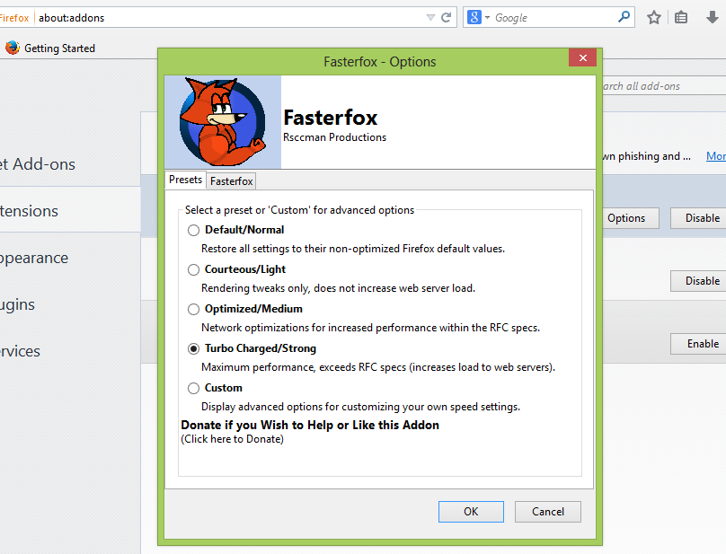 Fasterfox 