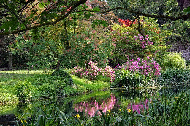 Garden on Ninfa, Italy