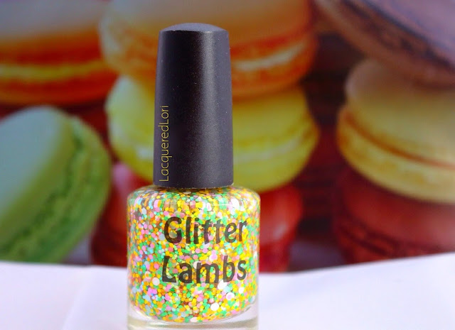 Glitter Lambs Nail Polish Pastel Macaroons Glitter Topper For Spring