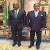 Denis Sassou Nguesso Président  du Congo Brazza a reçu les cadres du MLC 