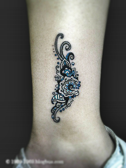 Flower Leg Tattoo Designs