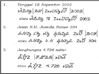 Belajar Menulis Aksara Sunda Asli