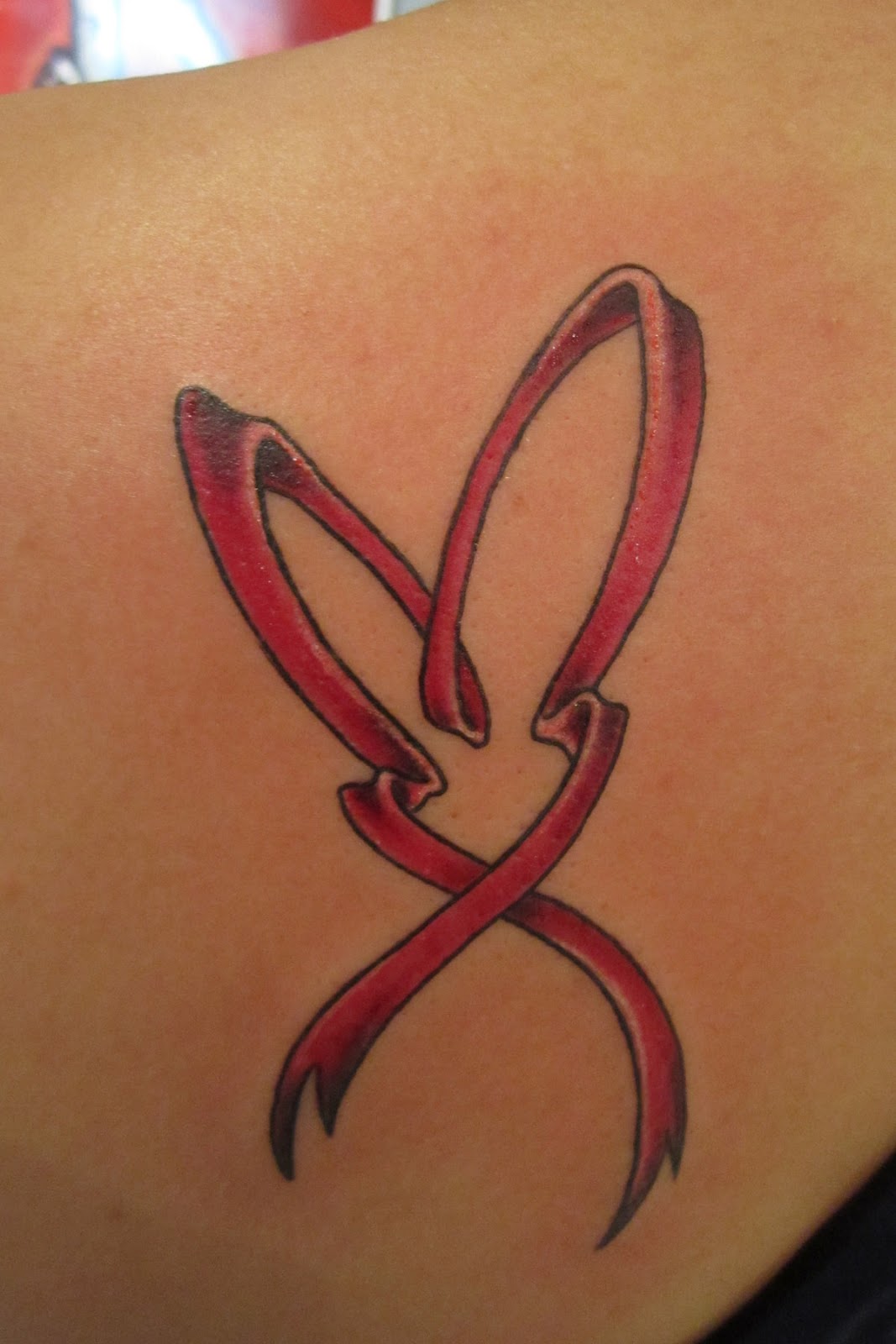 Cancer Ribbon Tattoos Designs