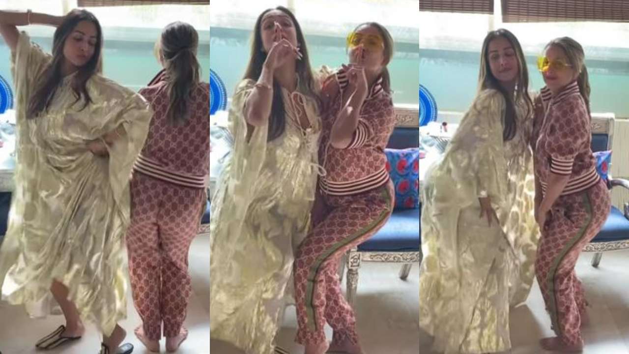 Actors Gossips: Malaika Arora and Amrita Arora boast saxy dance moves on Touch It, watch viral video