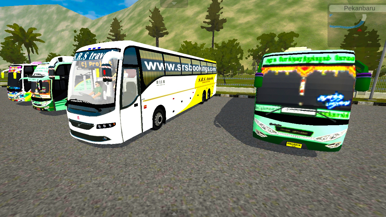 Volvo B11R bus  mod  for Bus  simulator  indonesia 