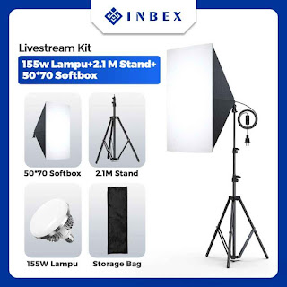 Softbox Lighting Inbex Livestreaming