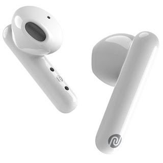 Noise earBuds Truly Wireless Bluetooth Earbuds with Mic for Crystal Clear Calls & Music, 20 Hour Playtime & Smart Touch Control - ICY White