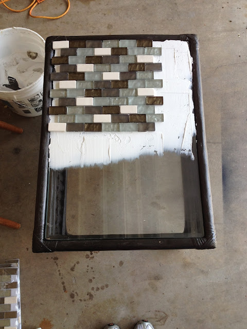 Trash To Treasure - DIY Outdoor Table Tiles