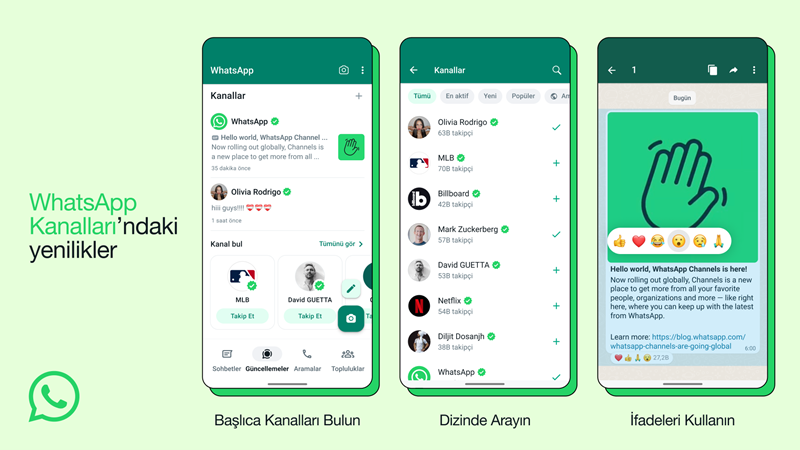 WhatsApp Kanallar Türkiye’de kullanıma açılıyor