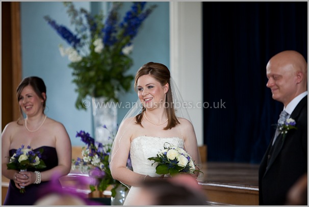 Wedding photographer at dollar academy, angus forbes