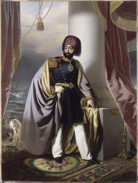 El sultán Mahmud II, de Henry Guillaume Schlesinger.