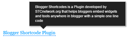 Tooltip with Text