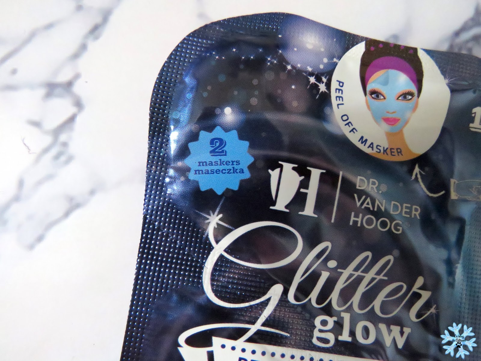 Glitter Glow Peel Off Masker - Dr Van Der Hoog