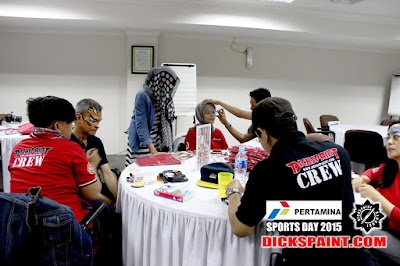 Face Painting TIger Pertamina Jakarta