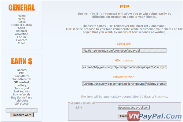 Sunny-PTP - Thêm Một Trang Kiếm Tiền Uy Tín Từ CashBar [Tương Tự 20Dolllads2Surf và CashGopher]