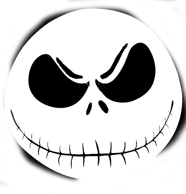 Free printable jack skellington pumpkin carving stencil templates download