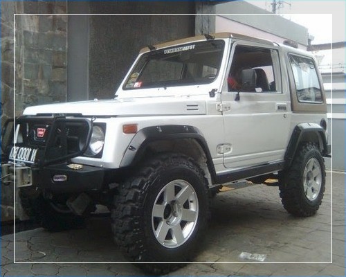 Modifikasi mobil katana terbaru ceper jimny 4x4 tahun 1989 